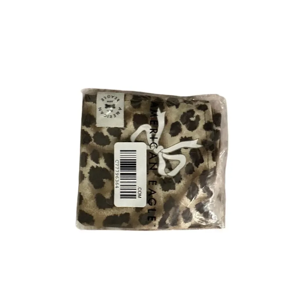 American Eagle Dog Bandana Leopard Print NWT Pet Accessory